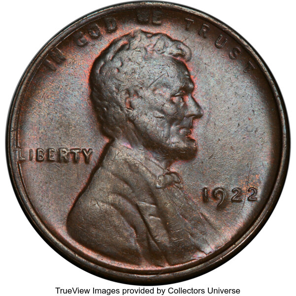 1922 Lincoln Wheat Cent NO D